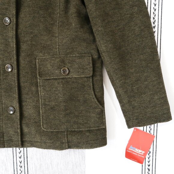 NEW L.L. Bean Wool Blend Shirt Jacket | Large - Picture 3 of 7